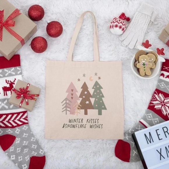 Christmas  tote bag christmas wishes - Picture 2 of 3